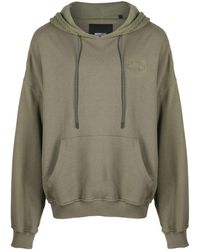 Mostly Heard Rarely Seen - Logo-embroidered Panelled Cotton Hoodie - Lyst
