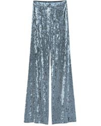 forte_forte - Crushed-Velvet Trousers - Lyst