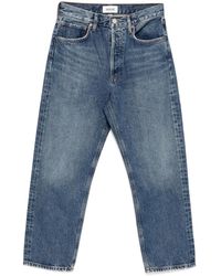 Agolde - Vaqueros Crop rectos 90's - Lyst
