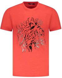 Roberto Cavalli - Tiger-Print Cotton T-Shirt - Lyst