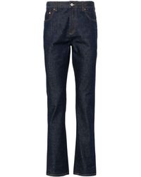 Gucci - GG-embossed Straight-leg Jeans - Lyst