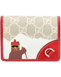 Gucci - Logo-Pattern Wallet - Lyst