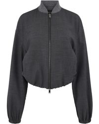 Fabiana Filippi - Zip-Up Bomber Jacket - Lyst