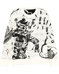 CROQUIS - Pullover Mit Roboter-Print - Lyst