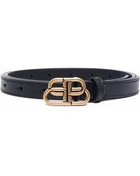Balenciaga - Bb Logo Buckle Belt - Lyst