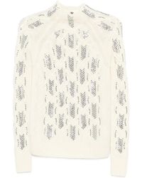 Ermanno Scervino - Verzierter Pullover mit Zopfmuster - Lyst