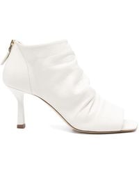 The Seller - Open-Toe Heeled Ankle Boots - Lyst