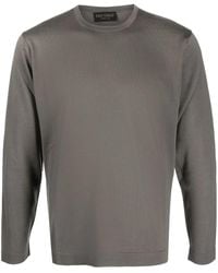Dell'Oglio - Crew-Neck Fine-Knit Jumper - Lyst
