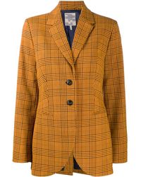 Baum und Pferdgarten Bryony Check Pattern Blazer - Orange