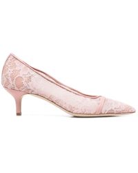 Malone Souliers - Pumps in pizzo a fiori 60mm - Lyst