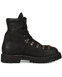 Guidi - Lace-Up Leather Ankle Boots - Lyst