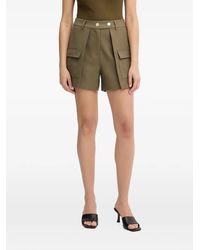 Morgan - Shonau Flap-Pocket Shorts - Lyst