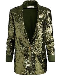 Alice + Olivia - Quincy Sequin Blazer - Lyst