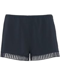 Eres - Sylvie Graphic Lace-Trim Short - Lyst