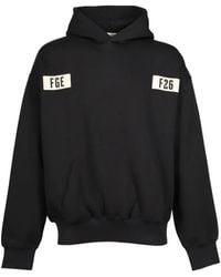 Essentials - Logo-Patch Hoodie - Lyst