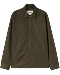 Jil Sander - Zip-Up Shirt Jacket - Lyst