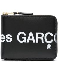 Comme des Garçons - Logo-print Zipped Bi-fold Wallet - Lyst