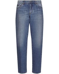 Dolce & Gabbana - Mid-rise Straight-leg Jeans - Lyst
