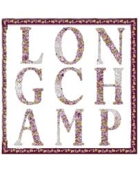 Longchamp - Le Jardin Fleuri Scarf - Lyst