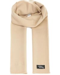 Maison Kitsuné - Sciarpa Con Bordi Sfrangiati - Lyst