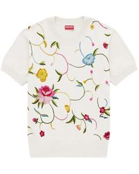 KENZO - Pull Wildflower À Manches Courtes - Lyst