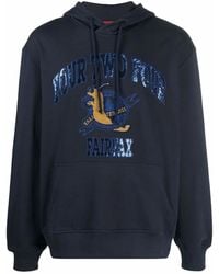 424 - Kapuzenpullover Mit Patches - Lyst