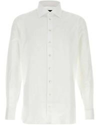 Giorgio Armani - Chemise Boutonnée À Manches Longues - Lyst