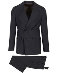 Al Duca d'Aosta - Pinstripe Double-Breasted Suit - Lyst