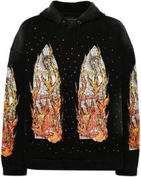 Who Decides War - Flames Glass Hoodie - Lyst