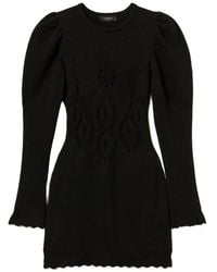 Twinset - Crochet-Knit Mini Dress - Lyst