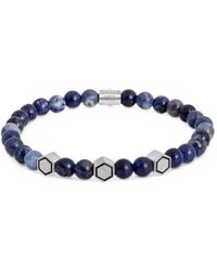 Tateossian - Beaded Hexagonal-Detail Bracelet - Lyst