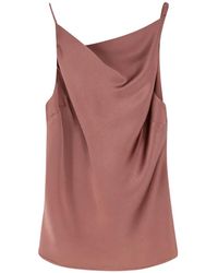Alysi - Asymmetrical Adjustable-Strap Top - Lyst