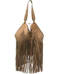 KHAITE - Small Lotus Fringed-Design Tote Bag - Lyst