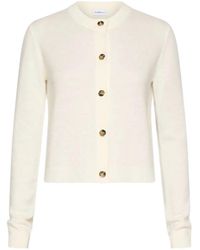 Marella - Button-Up Crew-Neck Cardigan - Lyst