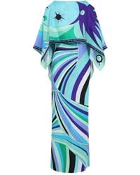 PUCCI - Maxikleid Iride Aus Seiden-Twill - Lyst