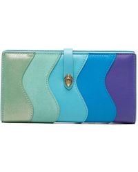 Kurt Geiger - Kensington Wavy Leather Wallet - Lyst