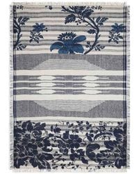 Pierre Louis Mascia - Aloeuw Geometric Floral Silk Scarf - Lyst