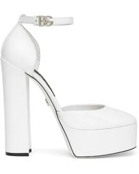 Dolce & Gabbana - Sharon Patent Leather Platform Pumps - Lyst