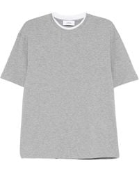 Lardini - Contrasting-Trim T-Shirt - Lyst