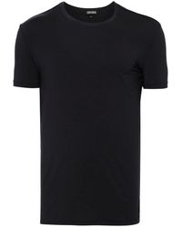 Zegna - T-Shirt mit Rundhalsausschnitt - Lyst