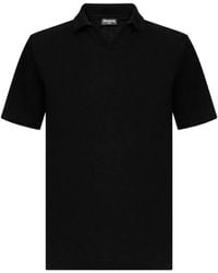 Franzese Collection - V-Neck Ribbed T-Shirt - Lyst