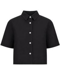 LA ROSE - Cotton Poplin Shirt - Lyst