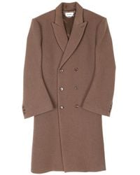 Hed Mayner - Double-Breasted Peak-Lapels Coat - Lyst