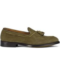 Doucal's - Tassel-Detail Suede Loafers - Lyst