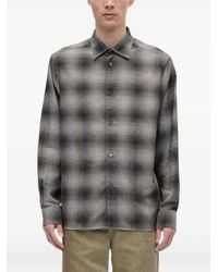 BERNER KUHL - Volume Check-Print Shirt - Lyst