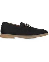 Bally - Logo-Plaque Leather Loafers - Lyst
