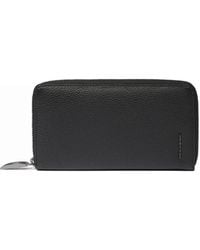 Piquadro - Zip-Around Leather Wallet - Lyst