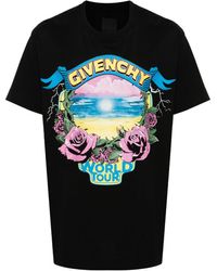 Givenchy - T-shirt World Tour en coton - Lyst