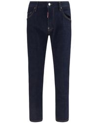 DSquared² - Logo-Patch Slim-Fit Jeans - Lyst