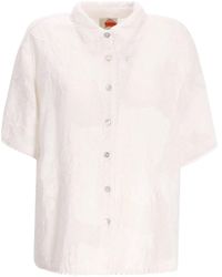 FARM Rio - Embroidered-floral Cotton Shirt - Lyst